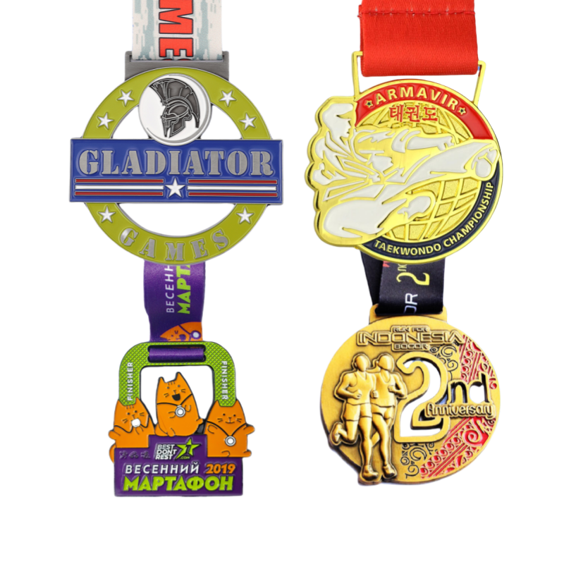 Manufacturer Medal Wholesale Cheap Design Your Own Blank Zinc Alloy 3D Gold Award Marathon Running Custom Metal Sport Medal