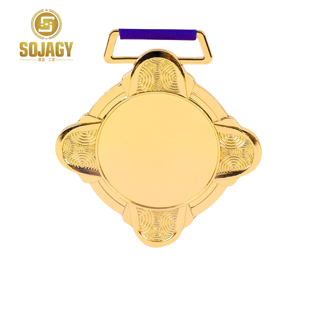 Manufacturer Custom Sublimation Medals Blank Logo Zinc Alloy Race Gold Award Medal Custom Sports Metal Medal