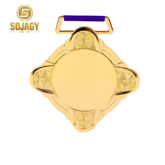 Manufacturer Custom Sublimation Medals Blank Logo Zinc Alloy Race Gold Award Medal Custom Sports Metal Medal