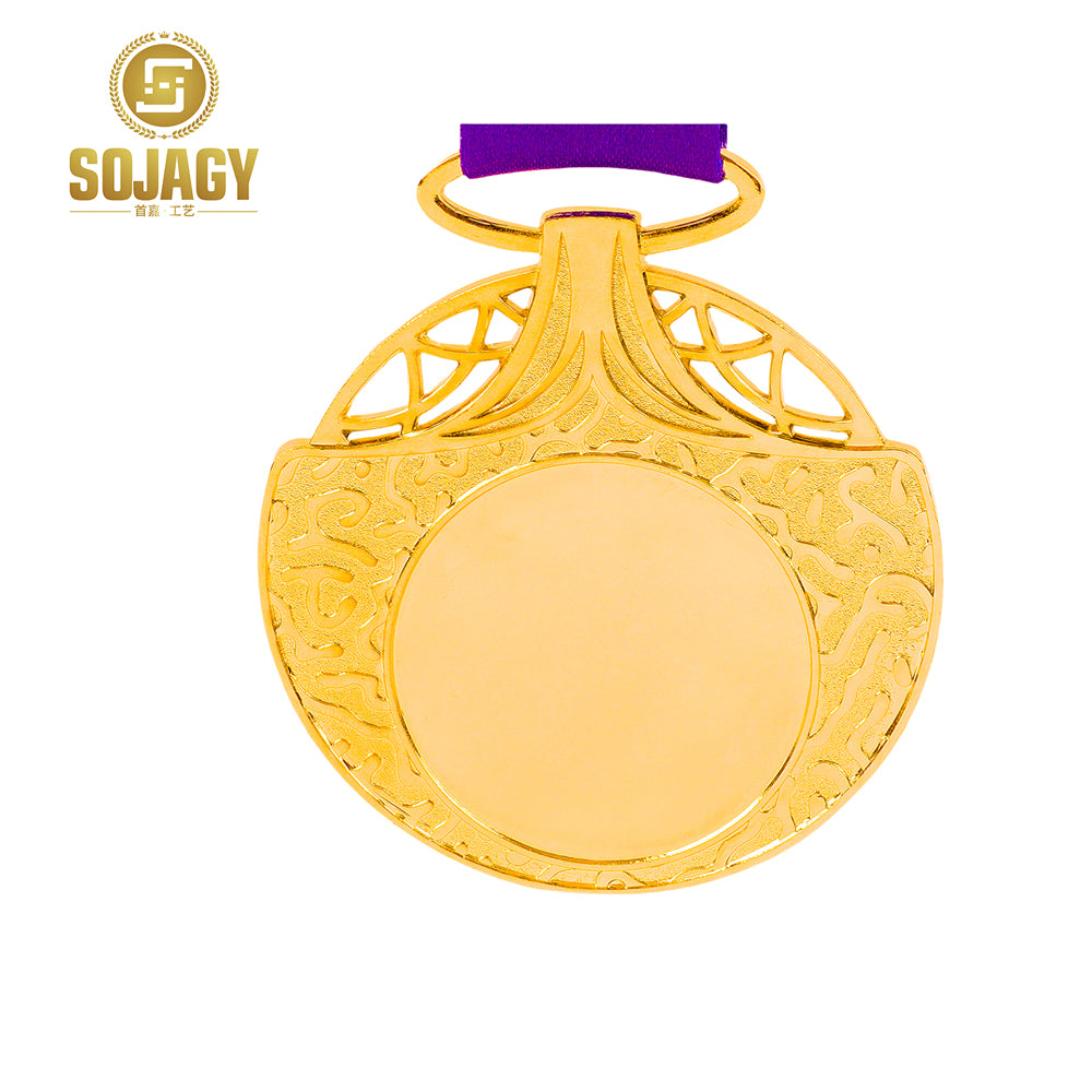 custom gold metal soccer running medal with ribbon sports customized sports medal custom marathon manufacturer bespoke medals