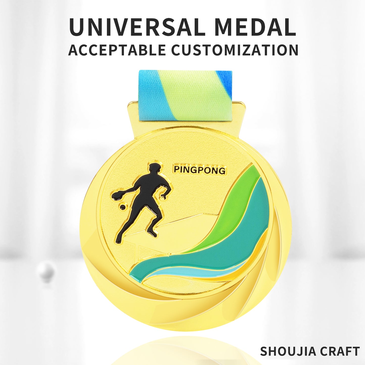 Wholesale Medals Karate Football Taekwondo Soccer Dance Gold Running Cycling Basketball Award Blank Metal Sports Custom Medal
