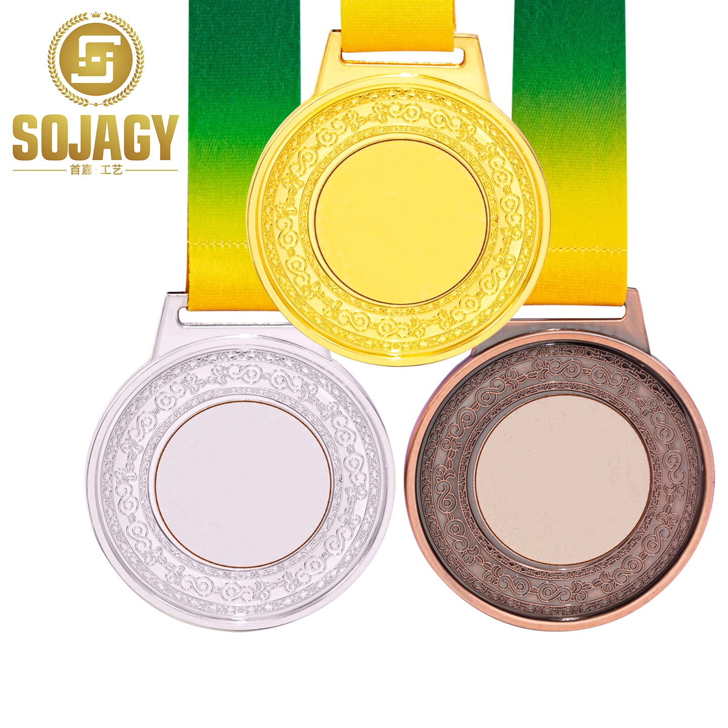 wholesale cheap custom medals design your own blank zinc alloy 3d gold award marathon running custom metal sport medal