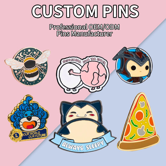 Cartoon Anime Custom Metal Lapel Pin Badge Manufacturer Design Your Own Custom Made Soft Hard Glitter Enamel Pin
