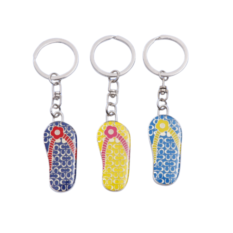 Cartoon keychain Zinc alloy baked paint keychain