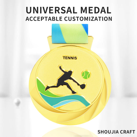 Wholesale Metal Blank Medal Gold Bronze Award Sport Medals with Ribbon Top Hot Sale Medals