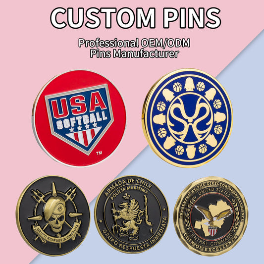 Challenge Coin Manufacturer Customize OEM Personalized City Country Occupation Logo Collectible Metal Challenge Coins