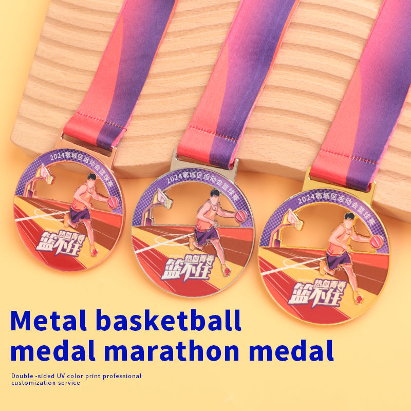 Medal manufacturer custom personalized awards metal 3D gold silver copper plated sports race medal