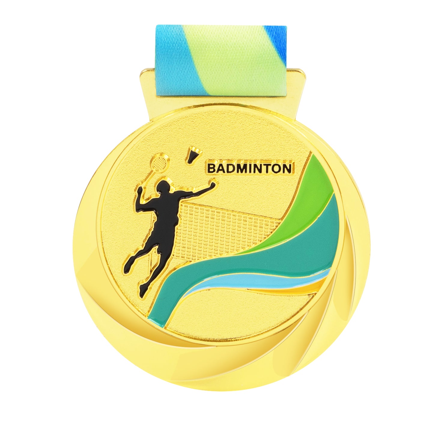 Customized Design Athletics Sports Trophy Runner Soccer Winners Metal Medals 