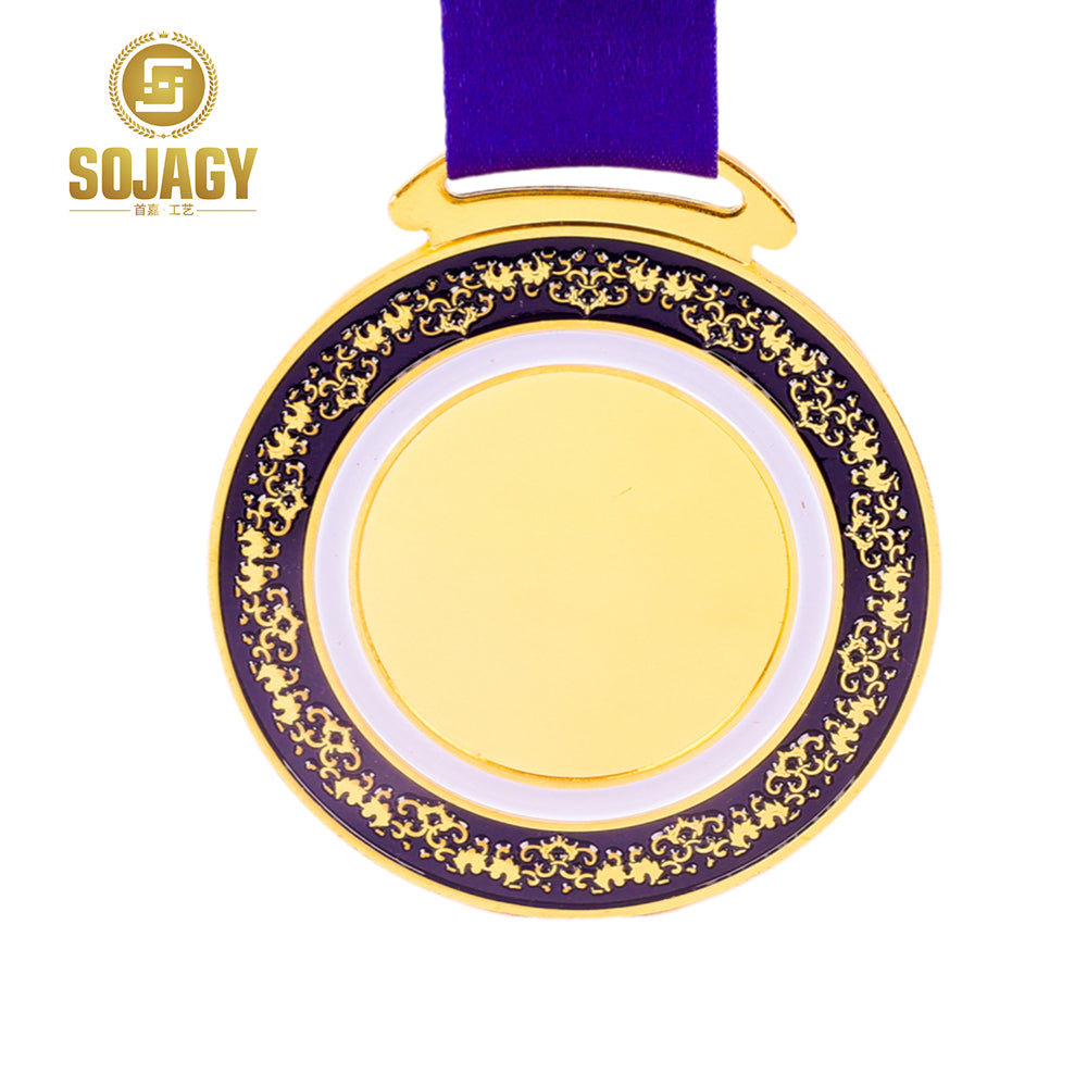 Manufacturer Custom Marathon Medal Sport Medals with Ribbon Soccer Football Medal Golf Basketball 3D Souvenir