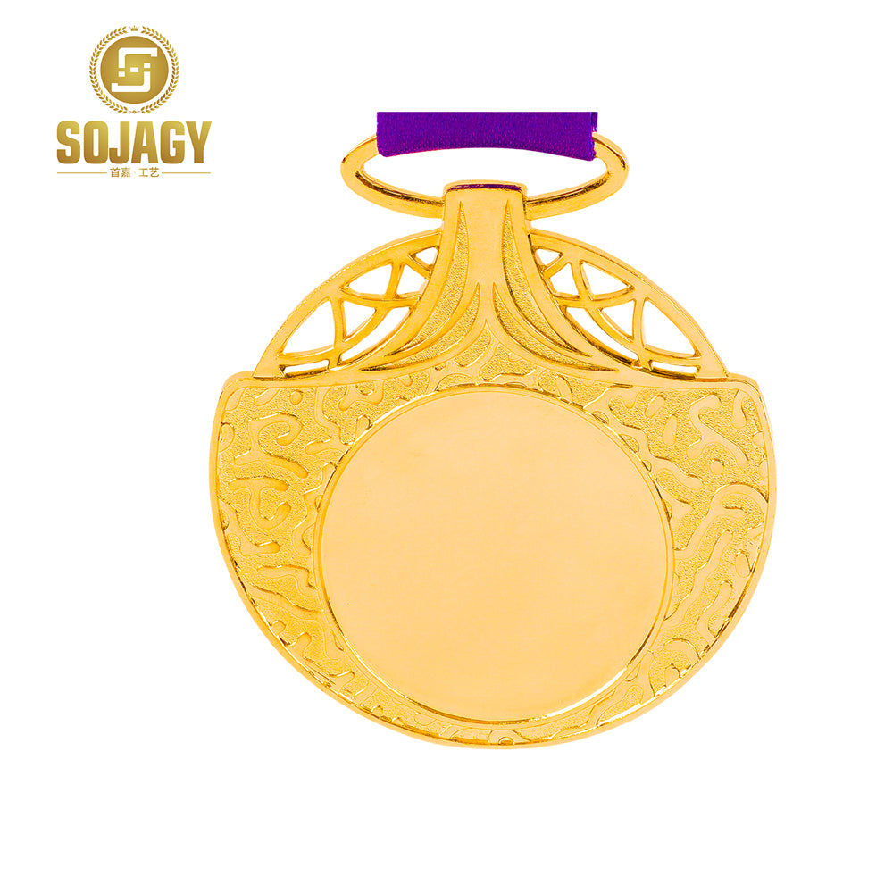 custom gold metal soccer running medal with ribbon sports customized sports medal custom marathon manufacturer bespoke medals