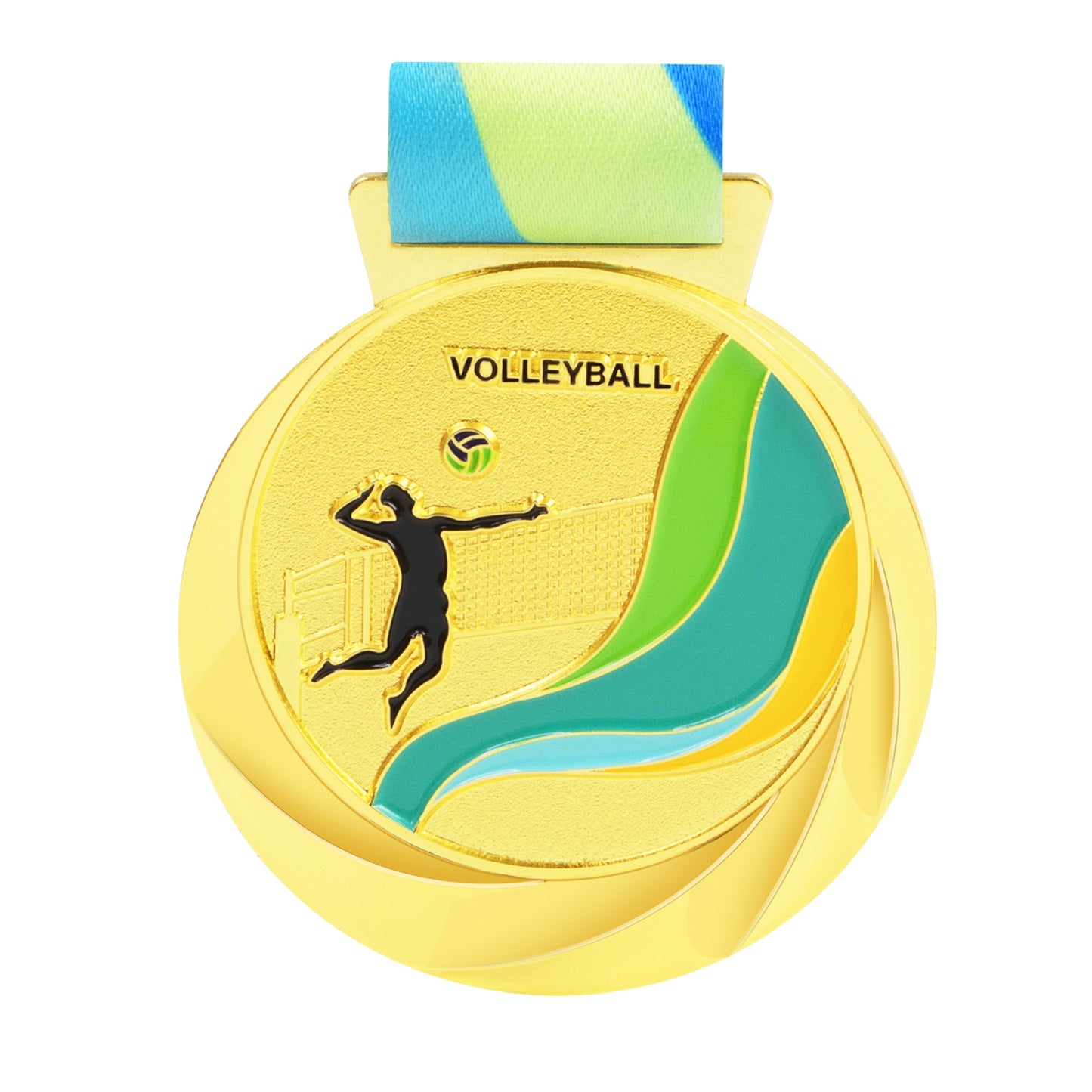 Medal high quality manufacturer low price gold-plated custom 3d blank metal sports competition medal 