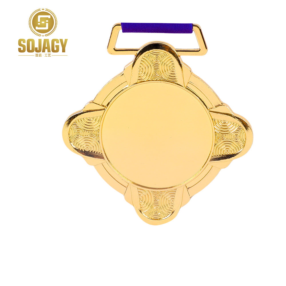 Manufacturer Custom Sublimation Medals Blank Logo Zinc Alloy Race Gold Award Medal Custom Sports Metal Medal