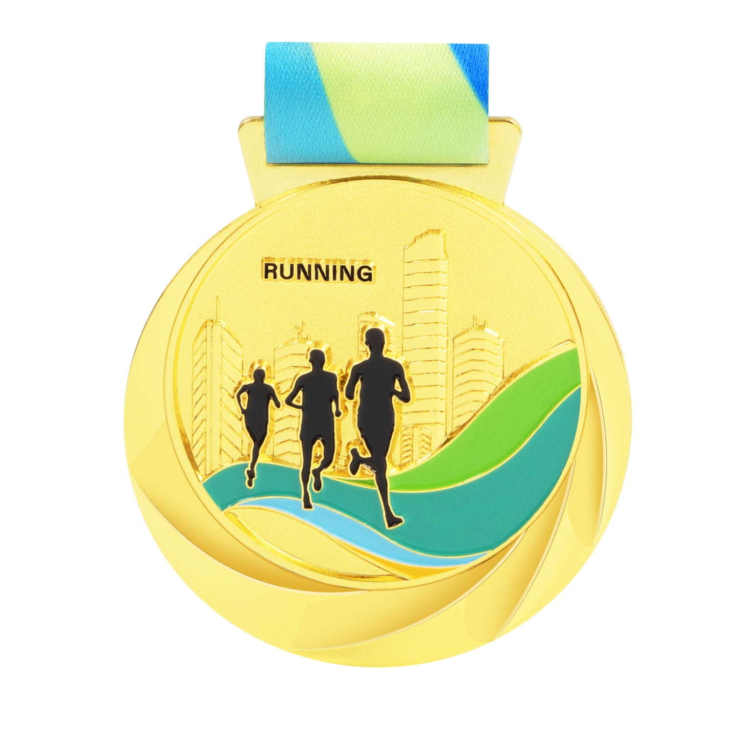 Soccer Metal Metal Sports Medals Customer Logo Sports Gold Medals