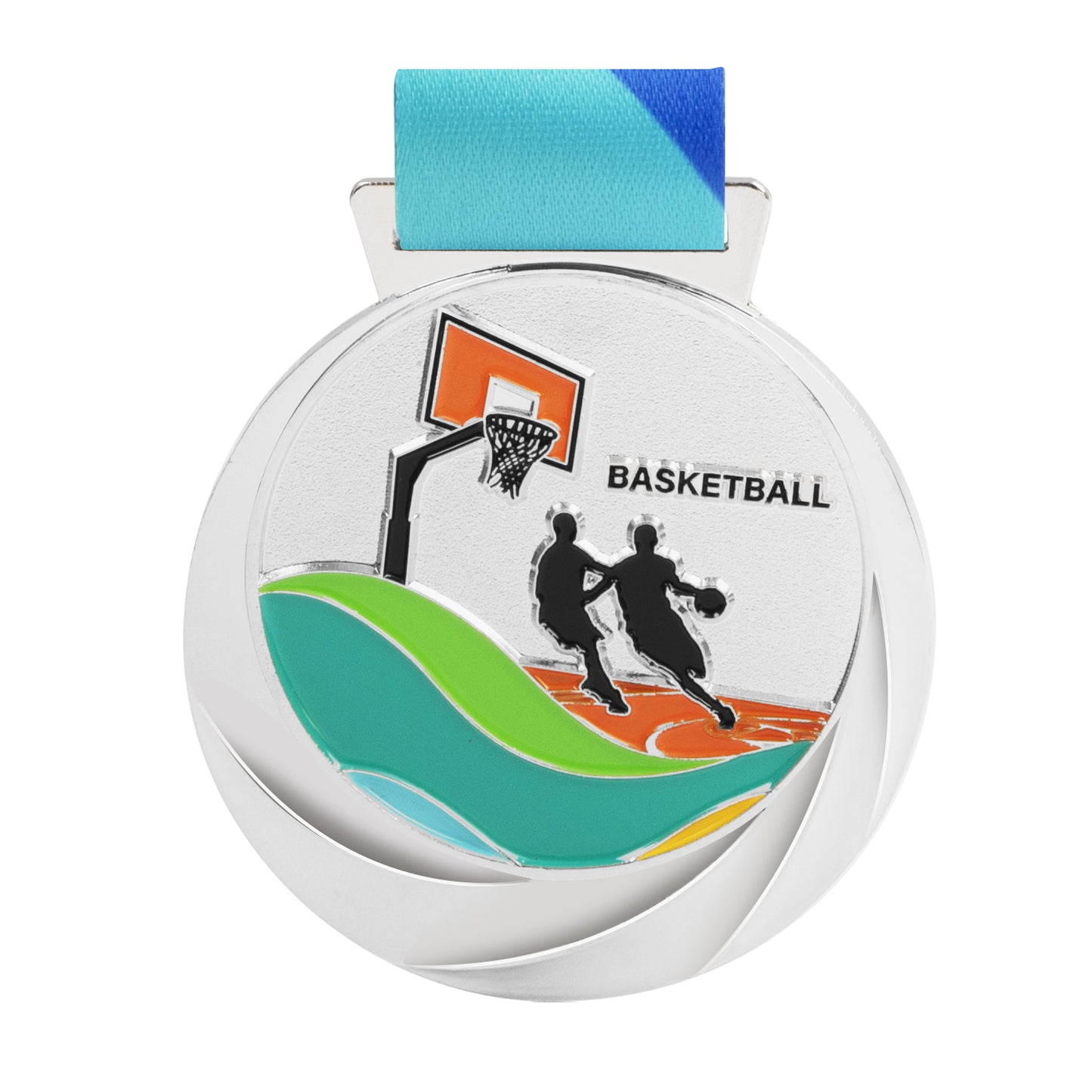 Color sports medal gold silver and bronze medal hang neck kindergarten sports meet medal