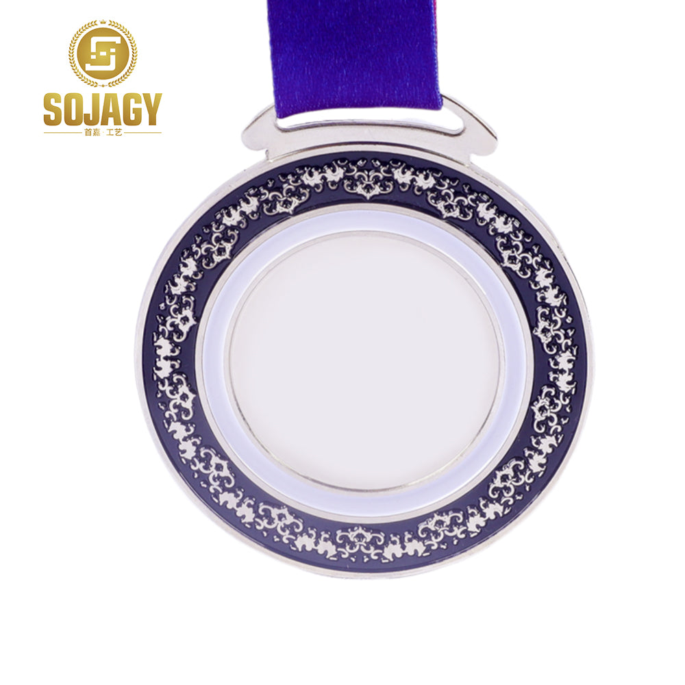 Manufacturer Custom Marathon Medal Sport Medals with Ribbon Soccer Football Medal Golf Basketball 3D Souvenir