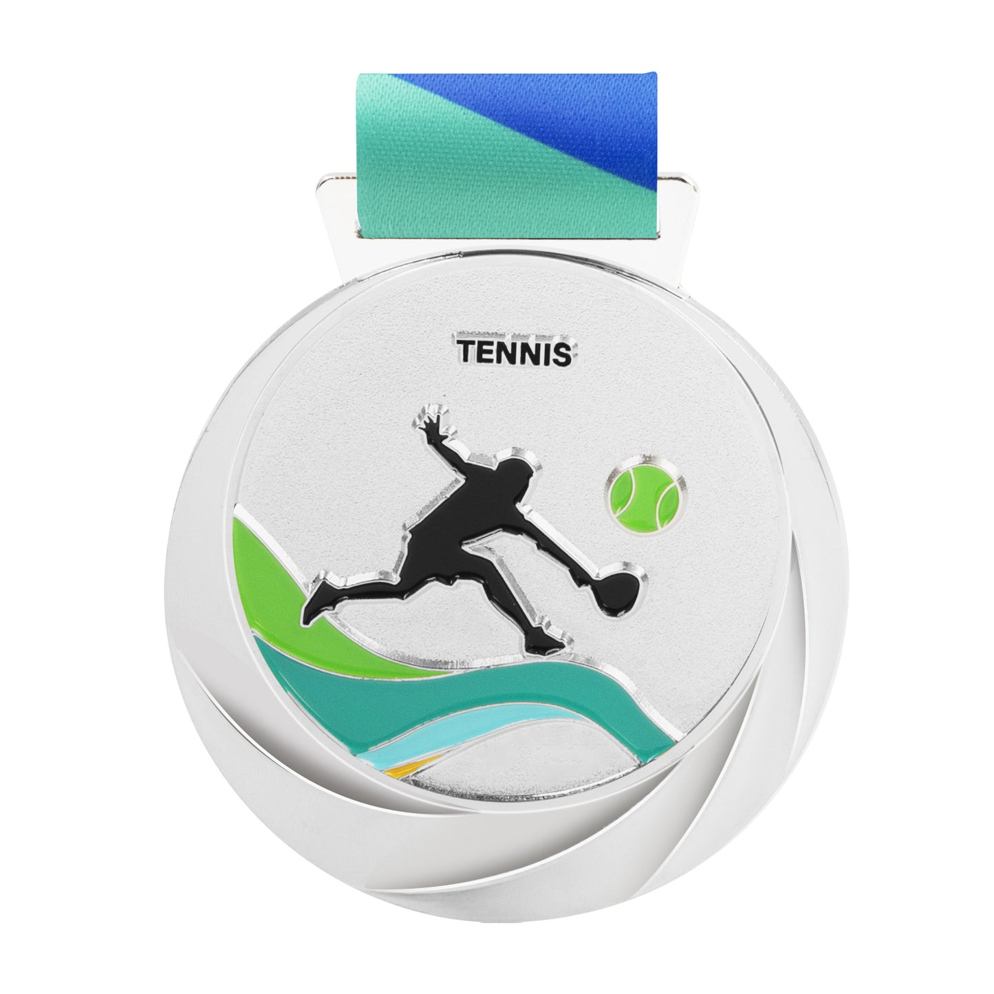 Wholesale Metal Blank Medal Gold Bronze Award Sport Medals with Ribbon Top Hot Sale Medals