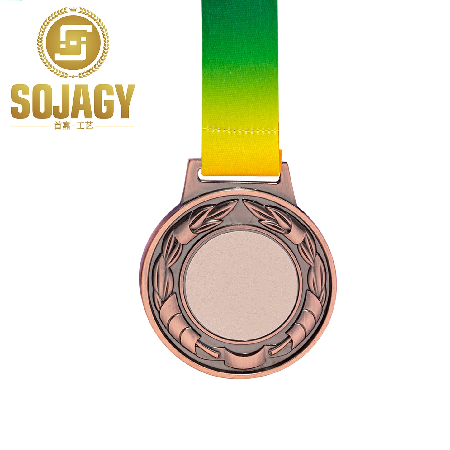 Wholesale Cheap Design Your Own Blank 3D Gold Zinc Alloy Sports Medal With Sublimation Ribbon Custom Souvenir