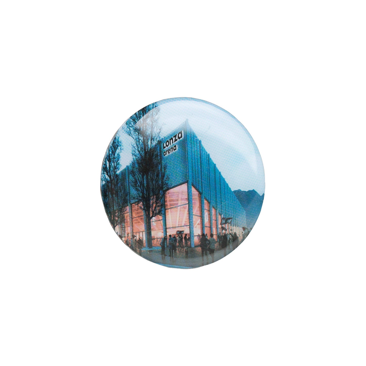 Customized drip molded adhesive metal badge, baked paint cartoon badge