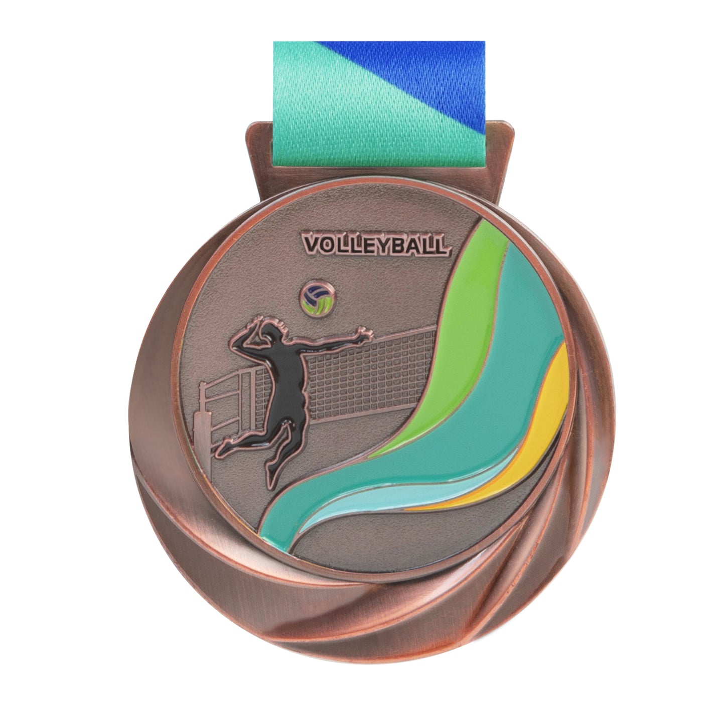 Medal high quality manufacturer low price gold-plated custom 3d blank metal sports competition medal 