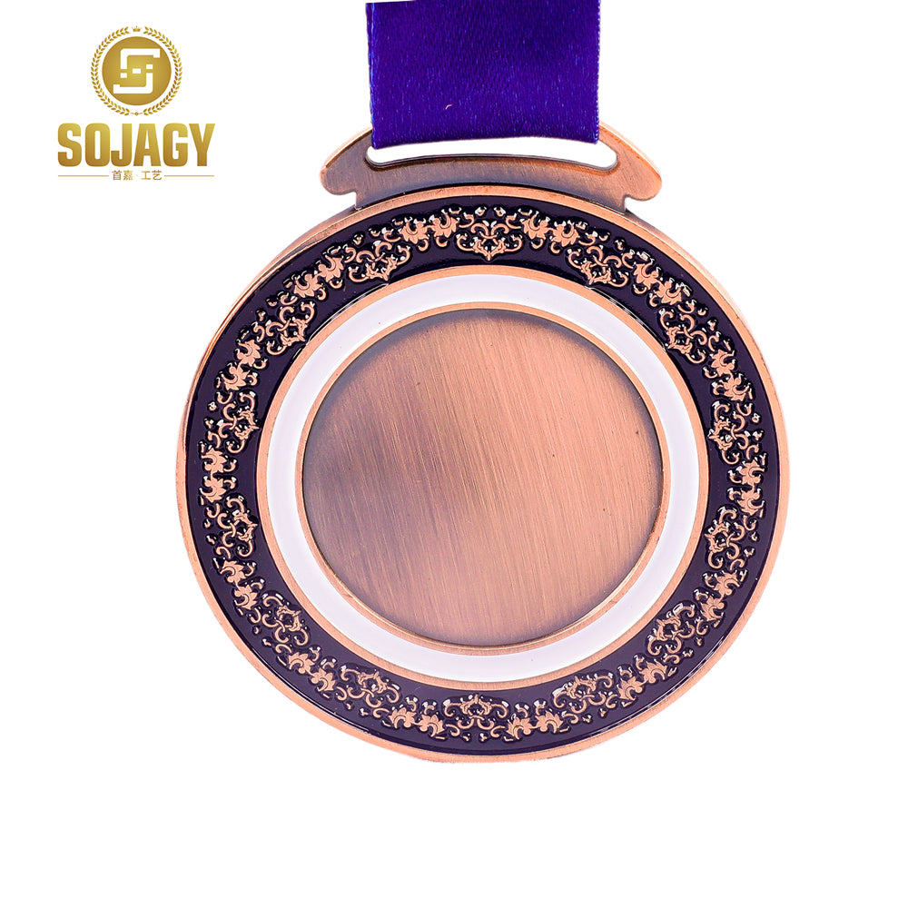 Manufacturer Custom Marathon Medal Sport Medals with Ribbon Soccer Football Medal Golf Basketball 3D Souvenir