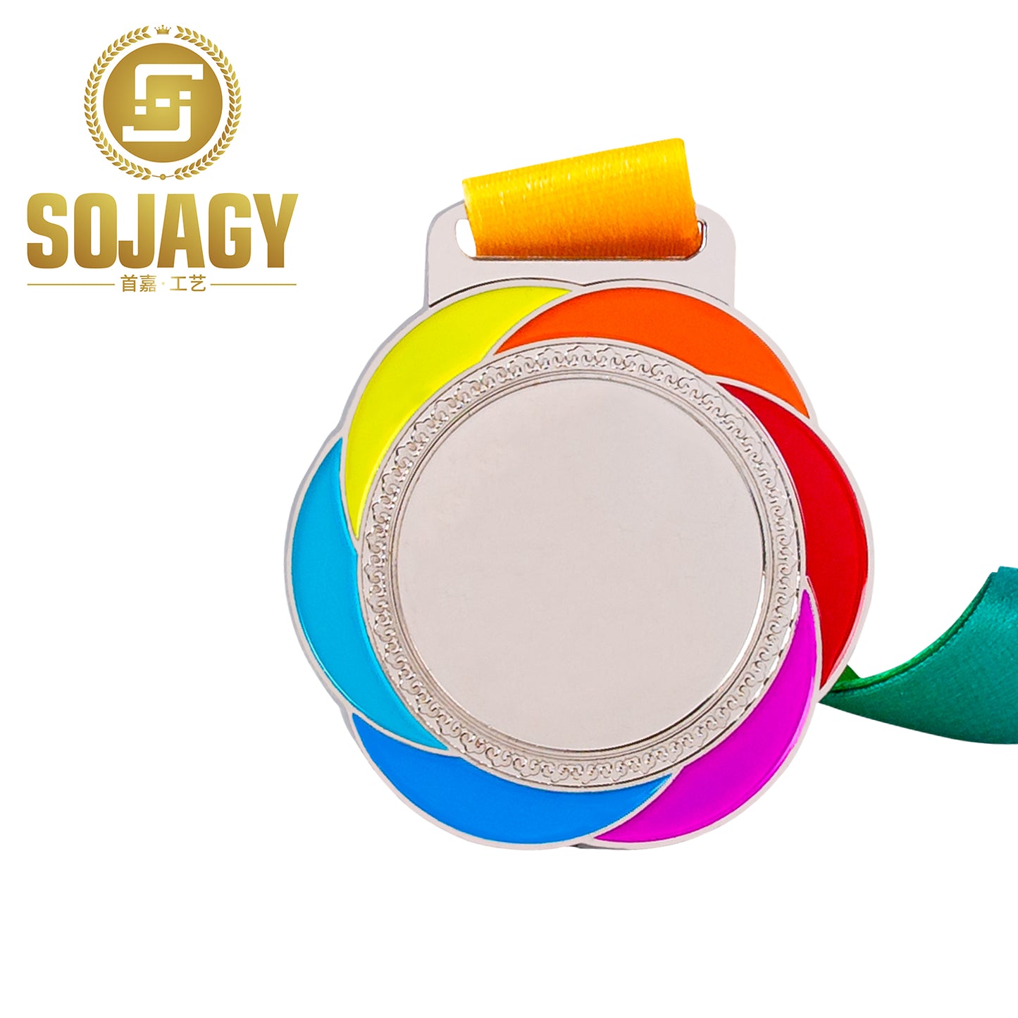 Customized Cycling Running Swimming Dancing Competing Sports Medals Plaques Zinc Alloy Metal Medals