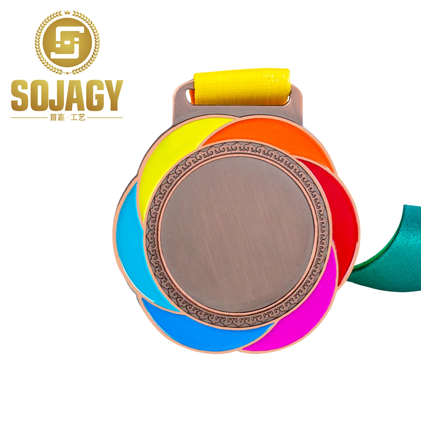 Customized Cycling Running Swimming Dancing Competing Sports Medals Plaques Zinc Alloy Metal Medals