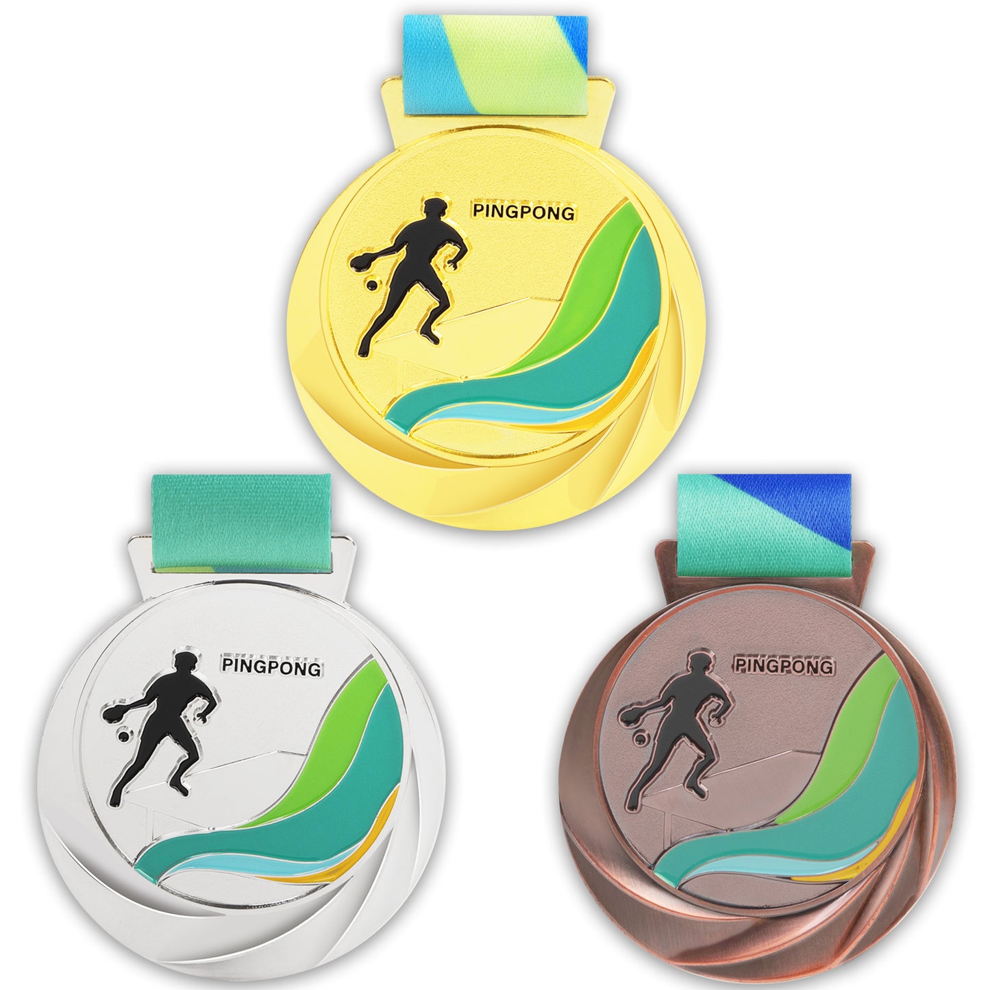 Wholesale Medals Karate Football Taekwondo Soccer Dance Gold Running Cycling Basketball Award Blank Metal Sports Custom Medal
