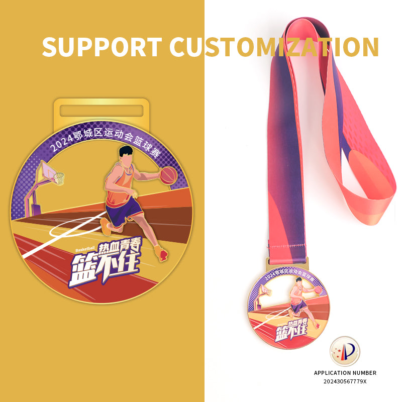 Medal manufacturer custom personalized awards metal 3D gold silver copper plated sports race medal