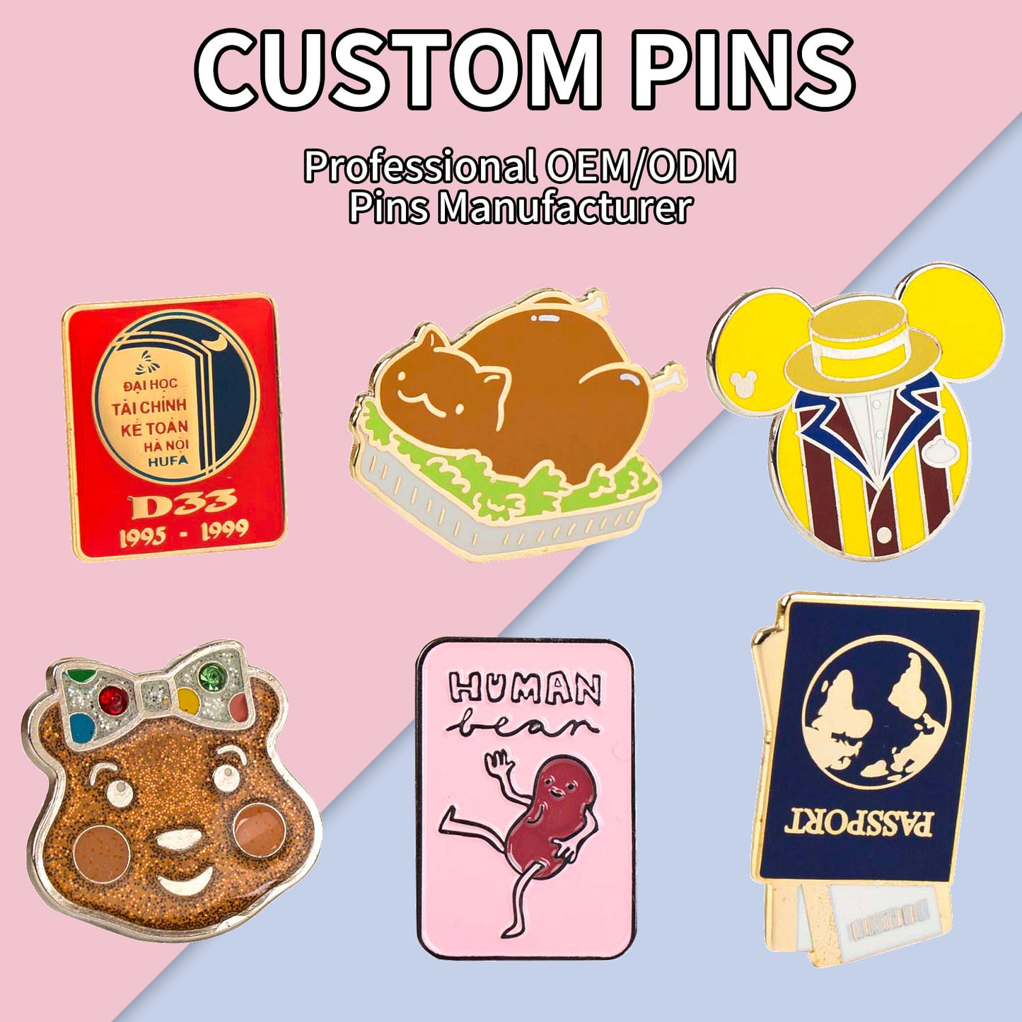 Factory Custom Logo Promotion Gift 3D Metal Suit Pin Custom logo brooch Brass Iron Zinc Alloy Plate Badge Round Lapel Pins
