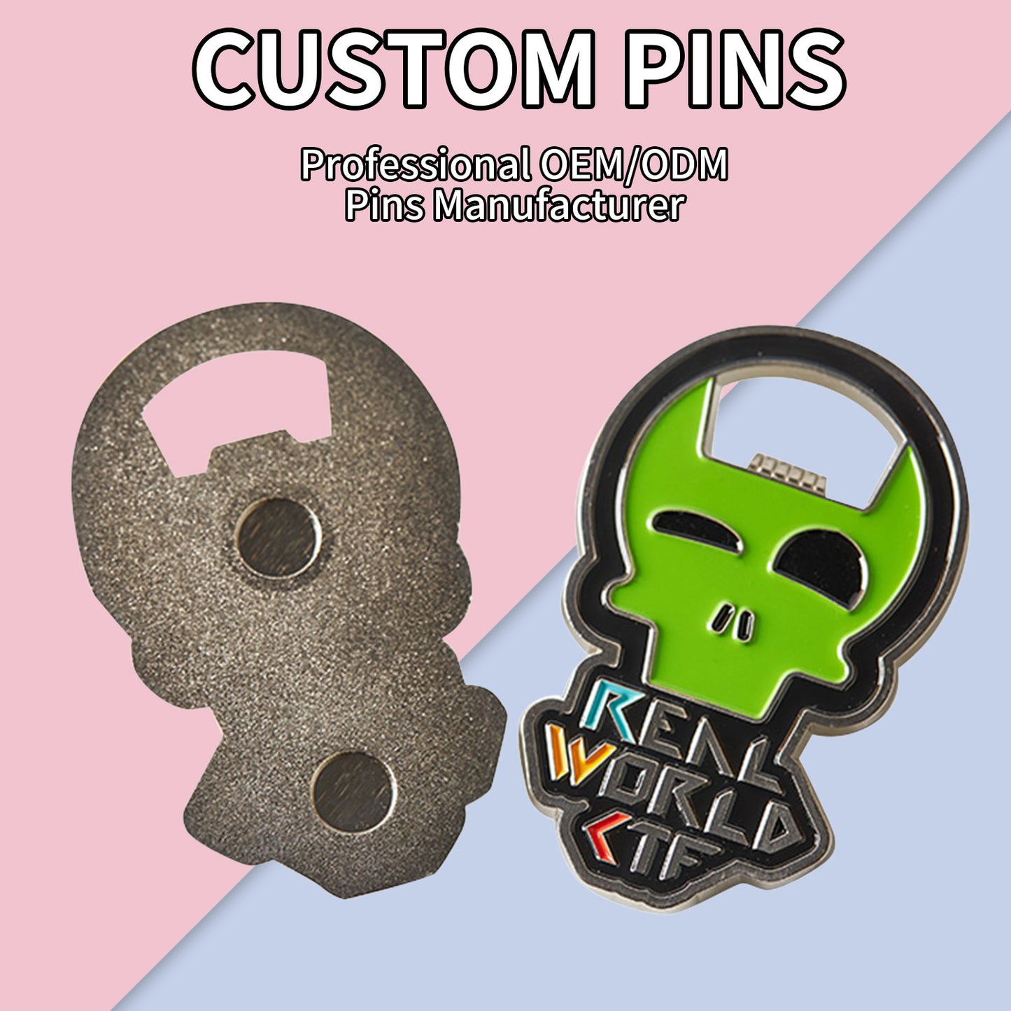 manufacturer wholesale custom cheap sublimation blank metal stainless steel logo keychain beer bottle opener