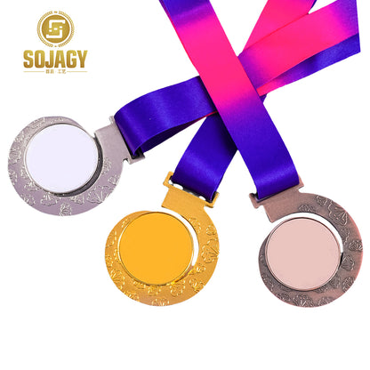 Factory Customized Personalized Blank Metal Medal Graduation Sports Competition Souvenir Gift Zinc Alloy Gold Medal Metal Medal
