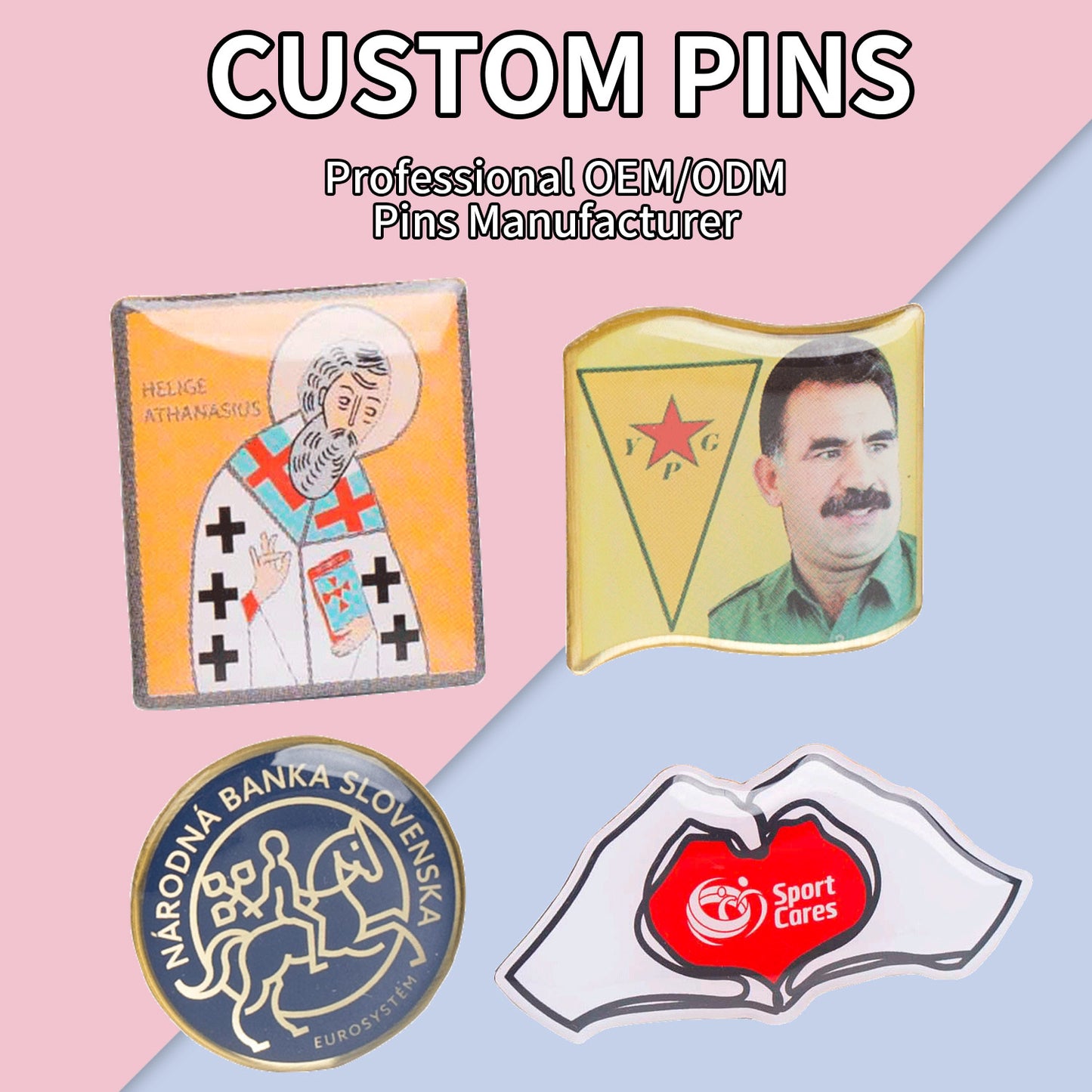 High quality souvenirs, customized logos, metal hard baked paint badges, fashionable jerseys, decorative placket pins