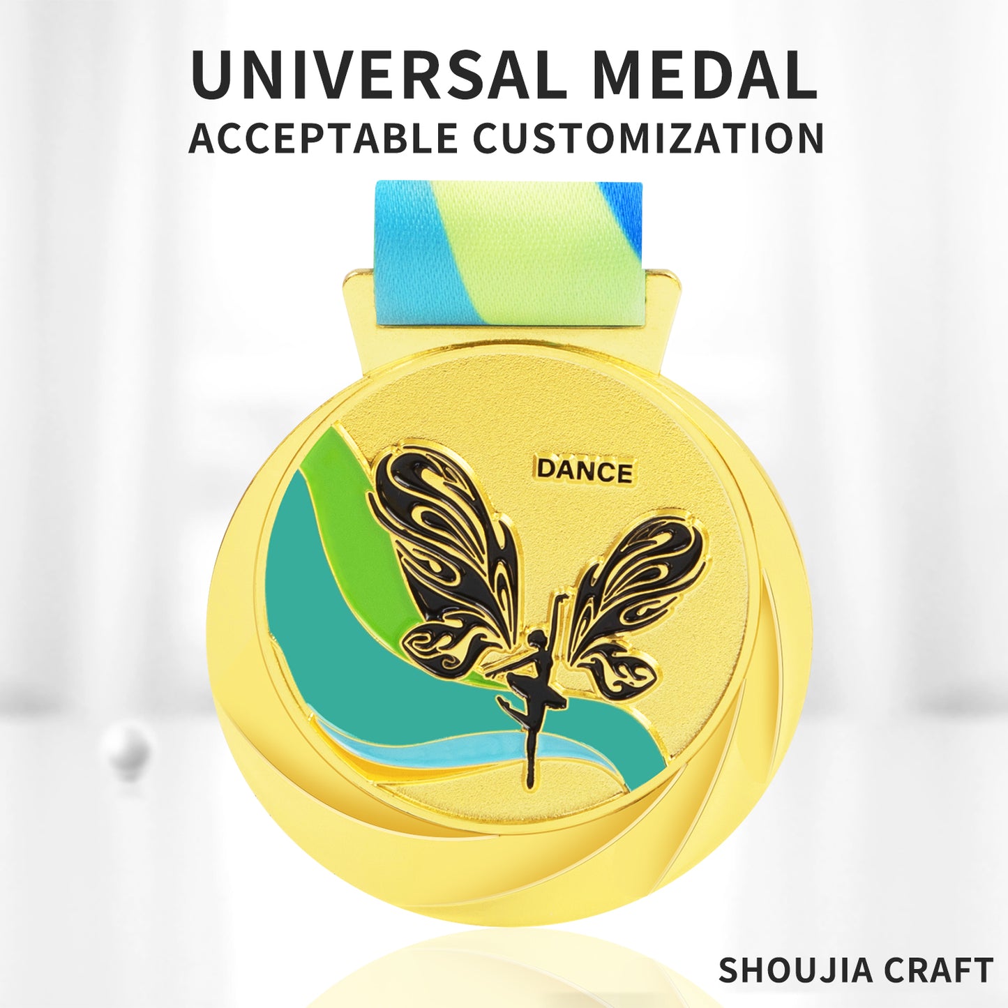 Manufacture Metal Soccer Football Race Volleyball Medals Sports Custom Gold Marathon Medal Award ﻿