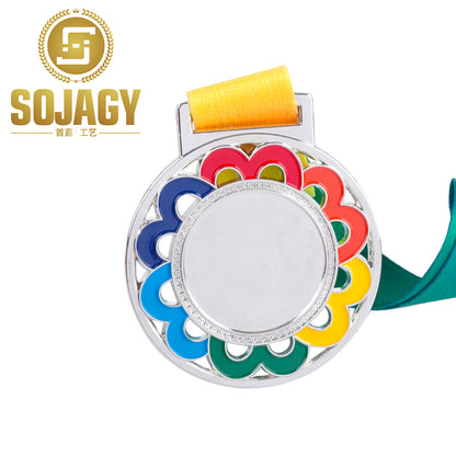 Design Customized Souvenir Metal Zinc Alloy Marathon Medal Sport Custom Medal Basketball Sports Medals with Ribbon ﻿