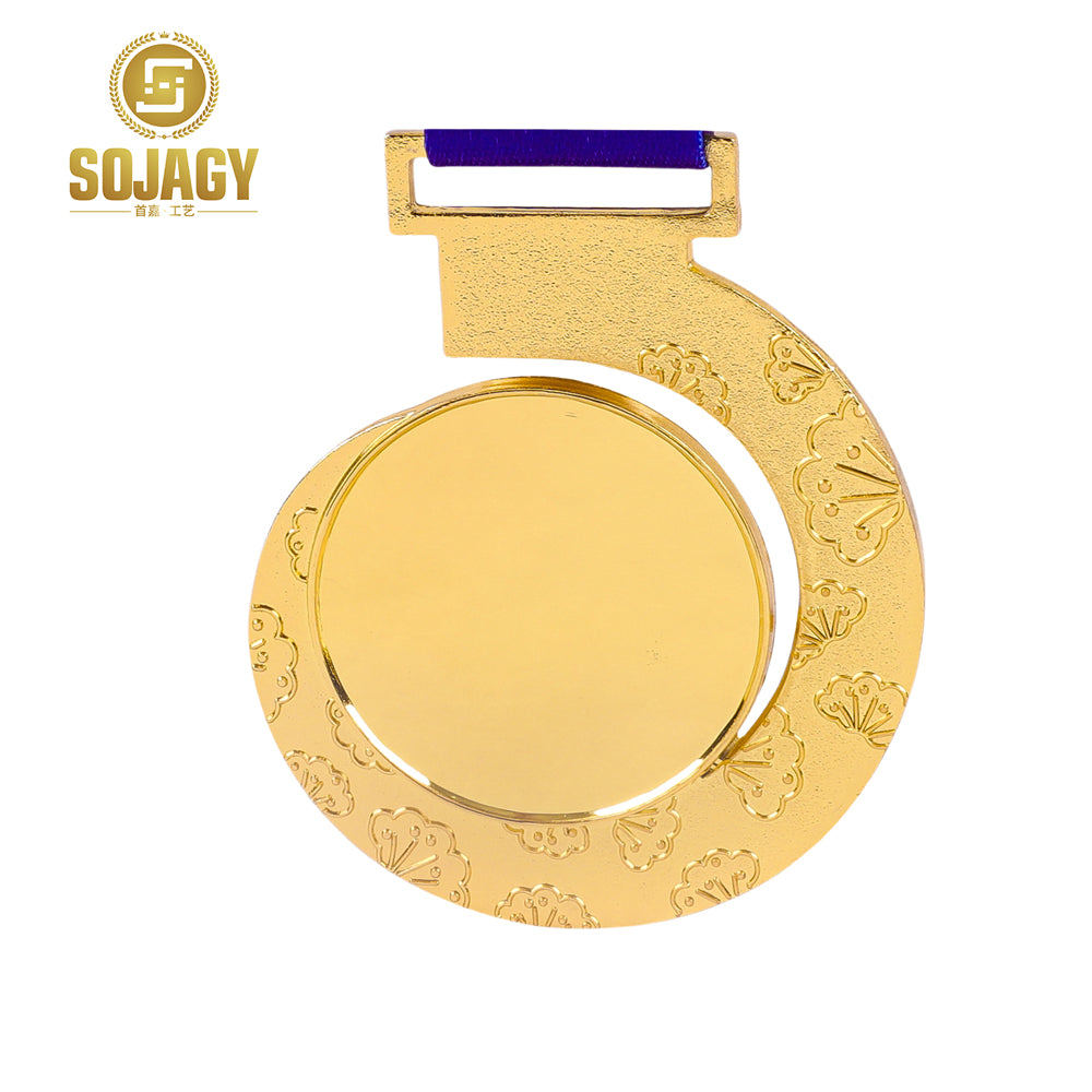 Factory Customized Personalized Blank Metal Medal Graduation Sports Competition Souvenir Gift Zinc Alloy Gold Medal Metal Medal