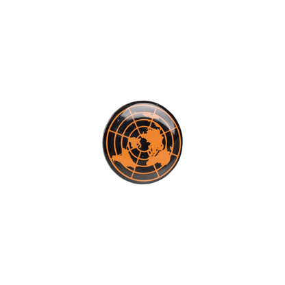 Customized drip molded adhesive metal badge, baked paint cartoon badge