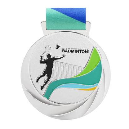 Customized Design Athletics Sports Trophy Runner Soccer Winners Metal Medals ﻿