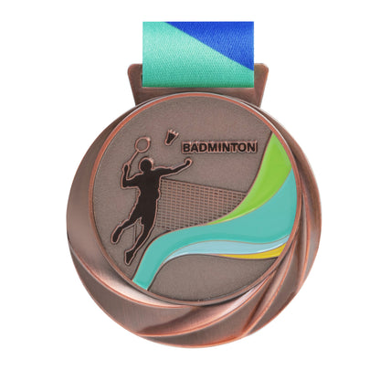 Customized Design Athletics Sports Trophy Runner Soccer Winners Metal Medals ﻿