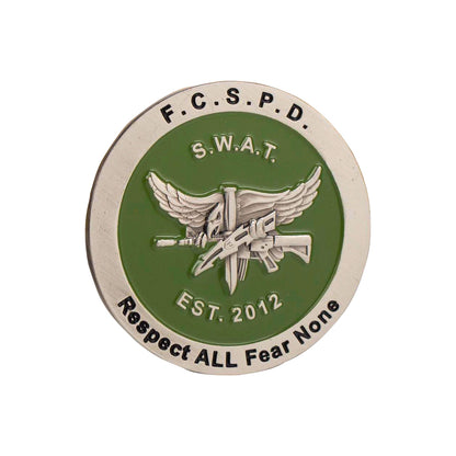 Manufacturer Custom Souvenir Gold Silver Copper Bronze Enamel Zinc Alloy 3D Metal Commemorative Challenge Coin