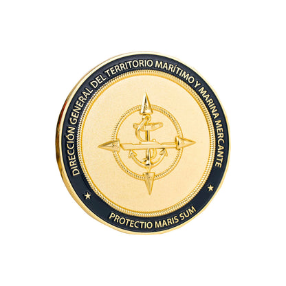 Free Sample Brass Gold Silver Commemorative Coins Enamel Souvenir Custom Coin Metal Zinc Alloy 2d 3D Christmas Challenge Coin