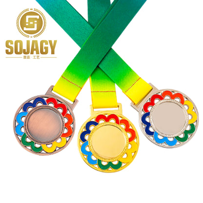 Design Customized Souvenir Metal Zinc Alloy Marathon Medal Sport Custom Medal Basketball Sports Medals with Ribbon ﻿